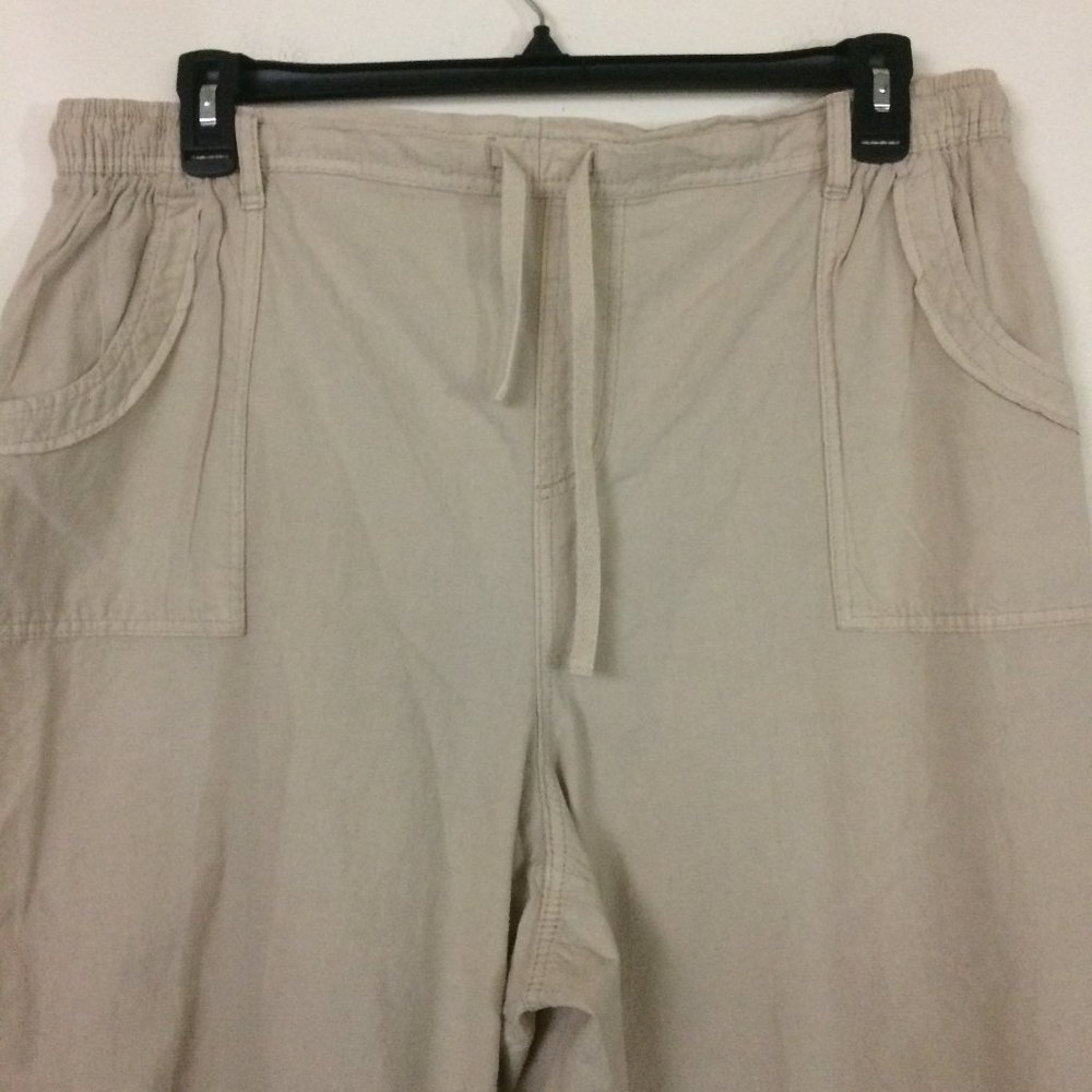 Gloria Vanderbilt Brit Dolphin Hem Capri Pants 2X - Picture 5 of 12